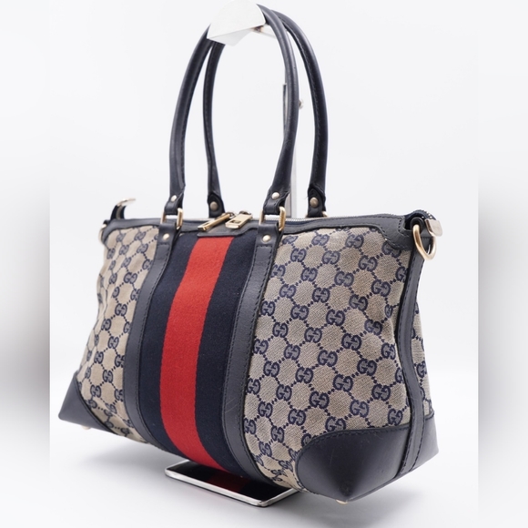 ❌️❌️SOLD❌️❌️X31❤️ Gucci GG Canvas Vintage Web Convertible Tote bag - Picture 3 of 16